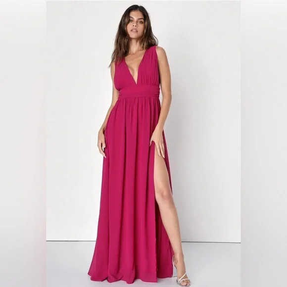Lulus | Dresses | Lulus Heavenly Hues Magenta Maxi Dress Worn Once Dry Cleaned | Poshmark Lulus | Dresses | Lulus Heavenly Hues Magenta Maxi Dress Worn Once Dry Cleaned | Poshmark